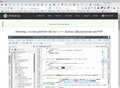 KDevelop website screenshot, showing "Made by KDE" branding.