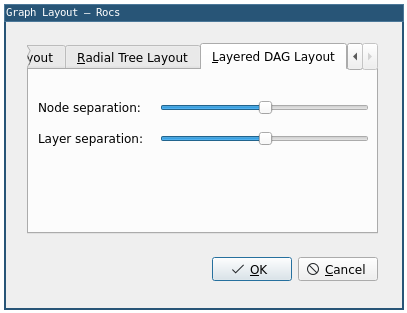 Tab corresponding to the Layered DAG Layout in the graph-layout plugin user interface.