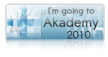 I'm going to Akademy 2010!