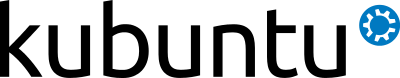 Kubuntu logo and wordmark.svg